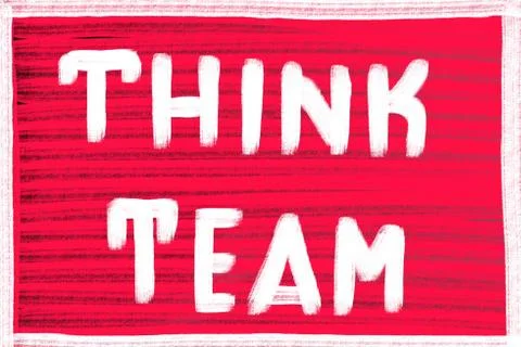Think team 스톡 일러스트