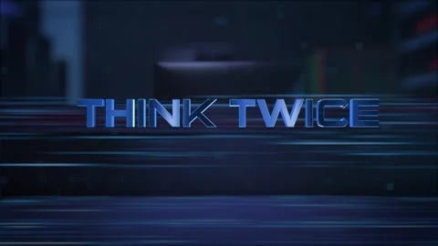Think twice Stock Footage 269725227