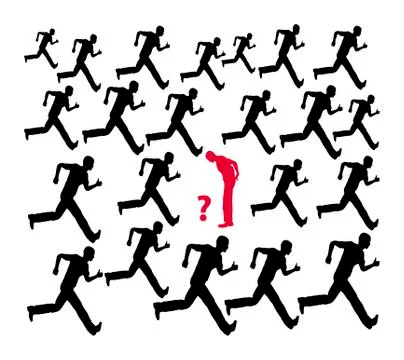 Think Twice Stock Illustration