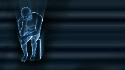 Thinker Stock Footage 332742