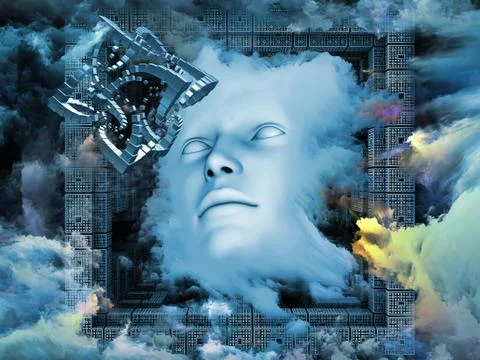 The Thinker Stock Illustration