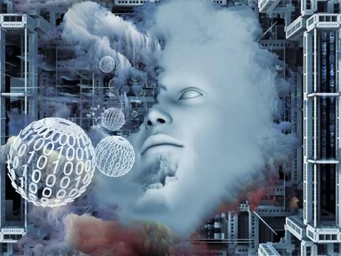 The Thinker Stock-Illustration