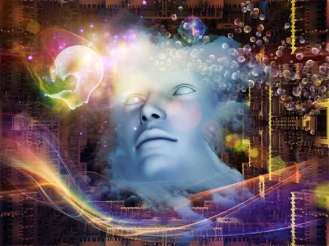 The Thinker 库存插图