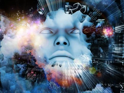 The Thinker 库存插图