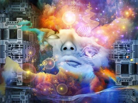 The Thinker Illustrazione stock