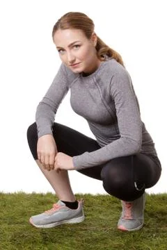 Thinking about a long run Stock Photos