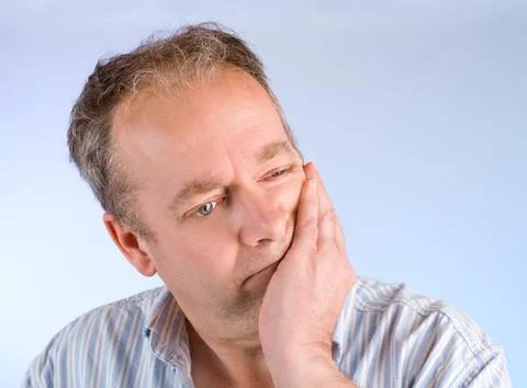 Thinking about something Stock Photos