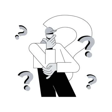 Thinking abstract concept vector illustration. Stock Illustration