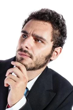 Thinking businessman Stock Photos