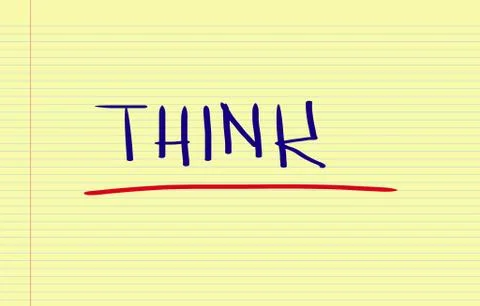 Thinking Concept Ilustración de archivo