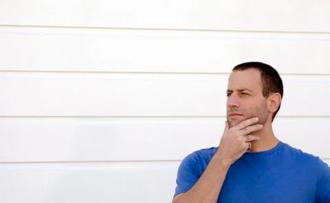 Thinking of the day to come Foto stock