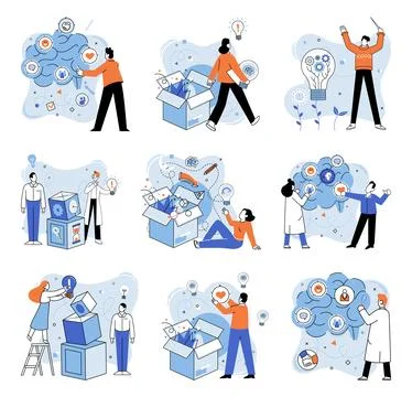 Thinking differently. Success is symphony played by those who march to beat イラスト素材