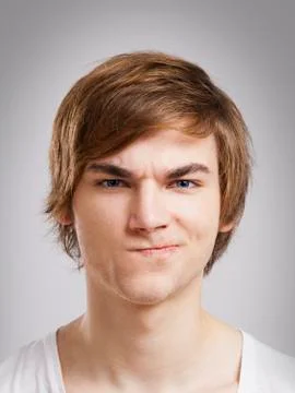 Thinking face Stock Photos