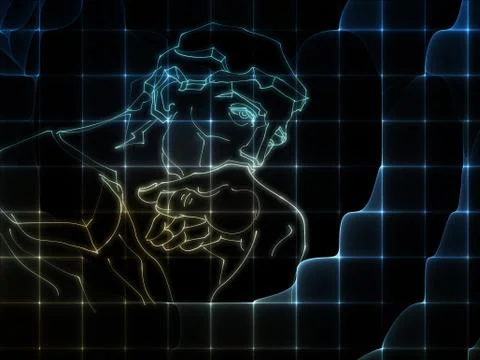 Thinking Grid Illustrazione stock