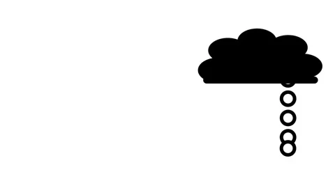Thinking Idea Cloud Icon Stock Footage 340305797