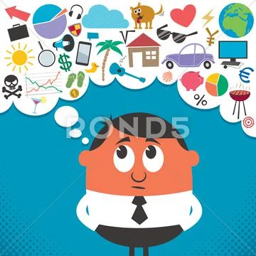 Thinking Stock Illustration