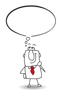 Thinking Stockillustratie