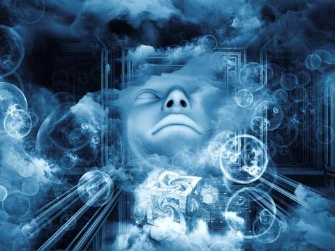 Thinking Stockillustratie