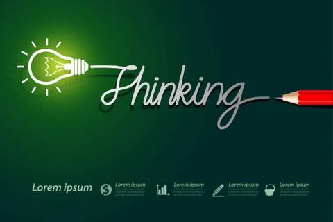 Thinking Stock Illustration