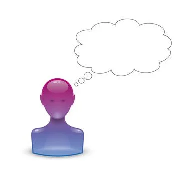 Thinking An image of glossy thinking man symbol Copyright: xZoonar.com/mag... Foto stock