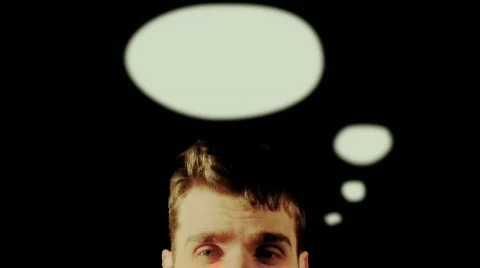 Thinking Man Stock Footage