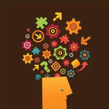 Thinking Man Stock Illustration