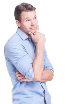 Thinking man Fotos Stock