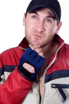 Thinking man Stock Photos