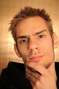 Thinking man Stock Photos