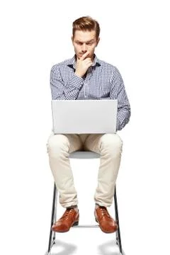 Thinking man Stock Photos