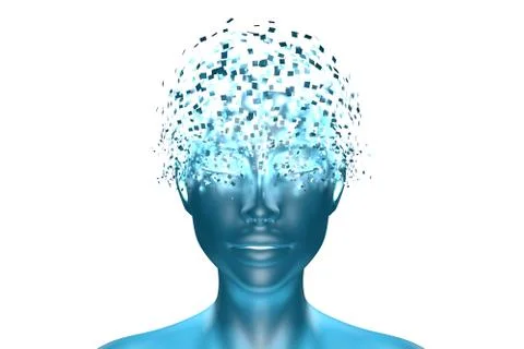 The thinking mind Stock Illustration