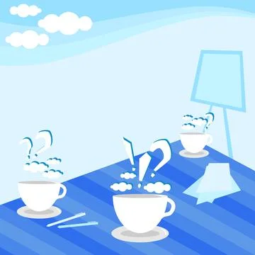 Thinking New Bright Ideas, Renewing Creativity Inspiration, Fresh Opportunity Illustrazione stock