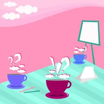 Thinking New Bright Ideas, Renewing Creativity Inspiration, Fresh Opportunity Stock Illustration
