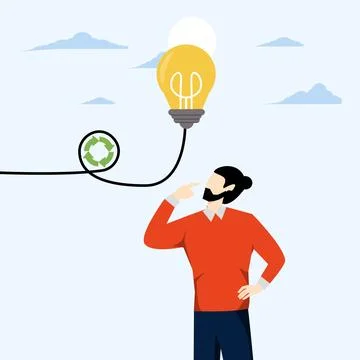 Thinking of new ways to solve problems, innovative ideas to disruption concepts. イラスト素材