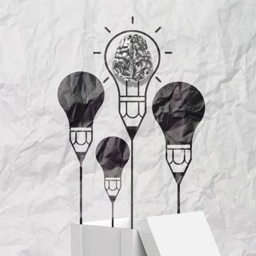 Thinking outside of the box as concept イラスト素材