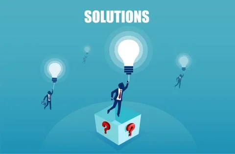 Thinking outside the box concept Stock Illustration