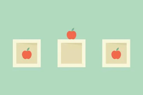 Thinking outside the box Stock Illustration