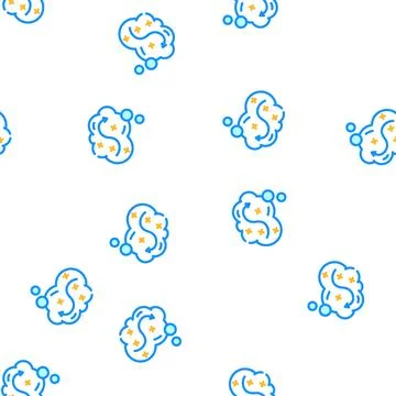 Thinking over plan vector seamless pattern Illustrazione stock