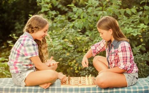 Thinking process. early childhood development. worthy opponents. develop hidden Stock Photos