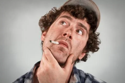 Thinking Rendneck Stock Photos