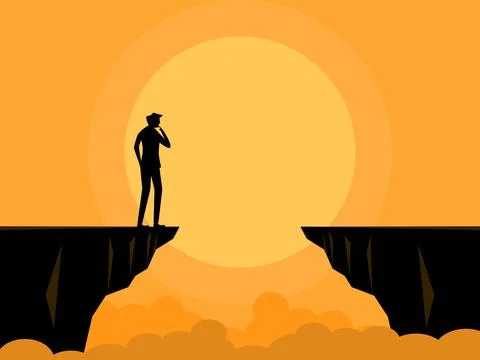 Thinking solving problems Stock Illustration