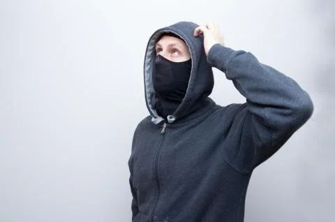 Thinking thief Stock Photos