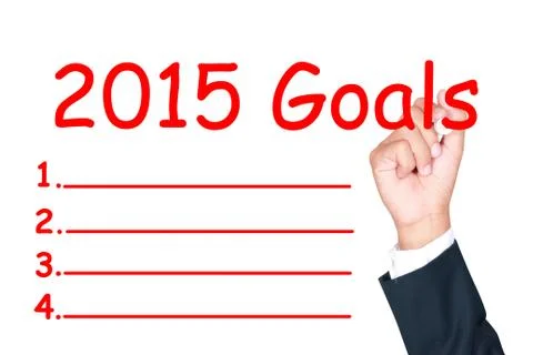 Thinking thing to do lists Stock Photos