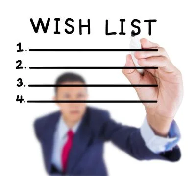 Thinking thing to do lists Stock Photos