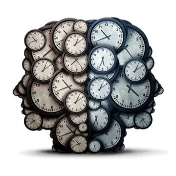 Thinking Time Meeting Stock Illustration
