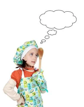 Thinking what cooking Stock Photos