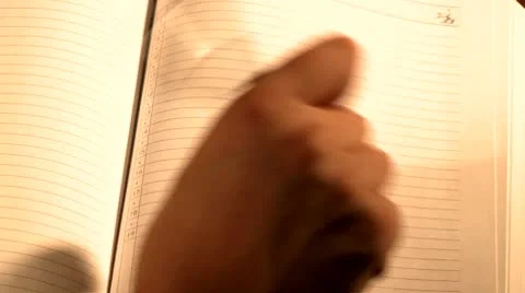 Thinking what to write Stock Footage 8912714