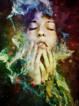 Thinking Woman Stock Illustration