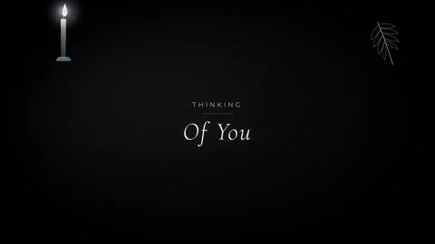 Thinking of you with candlelight and nature elements 스톡 동영상 344596297