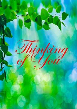 Thinking of You Stock Illustration